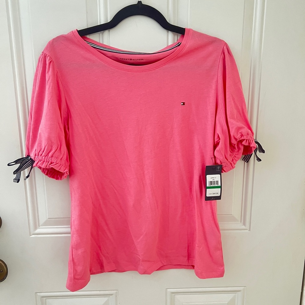 Tommy Hilfiger Pink Short Sleeve Top